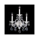 Sterling 3 Light 8 inch Silver Wall Sconce Wall Light in Spectra