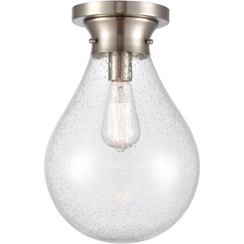 Genesis 1 Light 9.88 inch Polished Chrome Flush Mount Ceiling Light