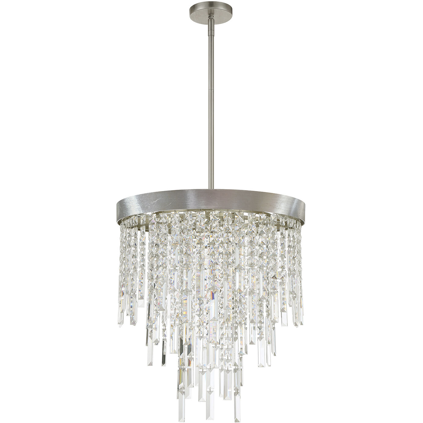 Winfield 5 Light 20 inch Antique Silver Chandelier Ceiling Light