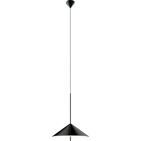 Fisher 14 inch Satin Dark Gray Pendant Ceiling Light