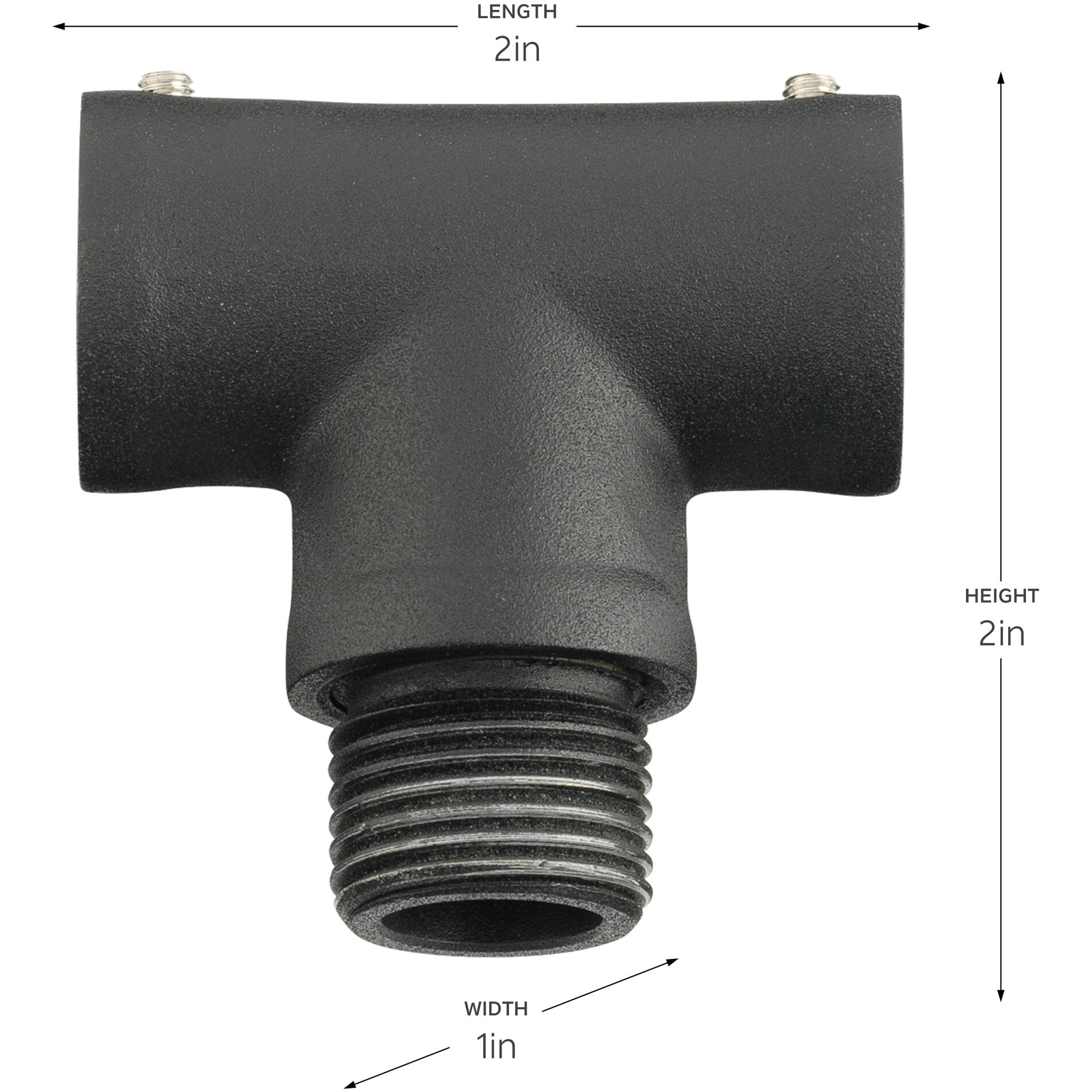 Independence Black Brass Two Fixture Mount