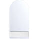 Erabel 48 X 24 inch Onyx White LED Mirror