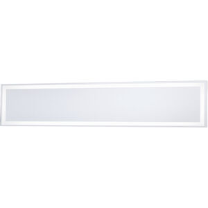 Lavery 36 X 7 inch White Mirror, Rectangle Shape