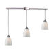 Perinton 3 Light 36 inch Satin Nickel Mini Pendant Ceiling Light