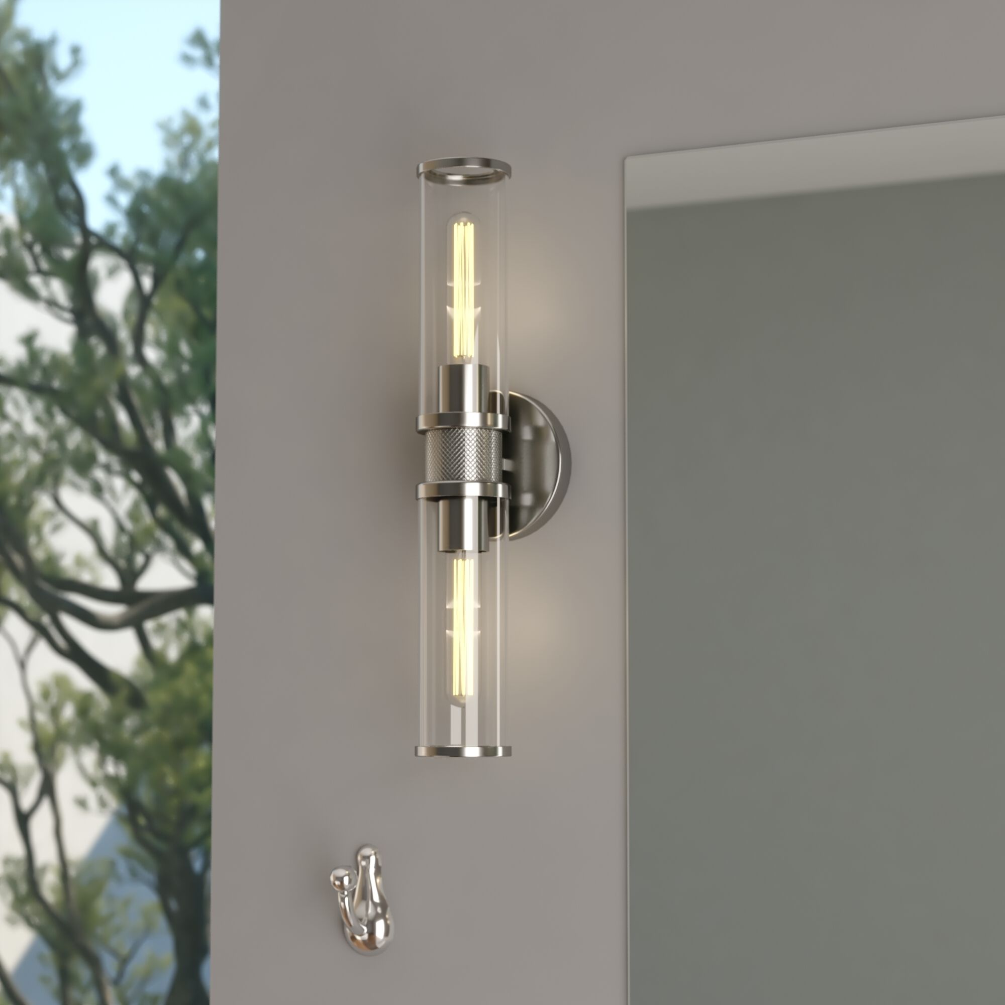 Levitt LED 19.25 inch Polished Nickel Bathroom Light Wall Light