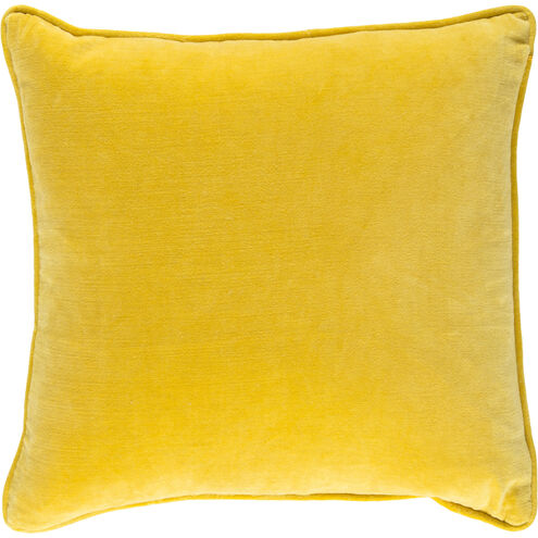 Safflower 18 X 18 inch Mustard Pillow Kit, Square