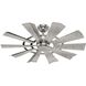 Crescent Falls 44 inch Galvanized Outdoor Ceiling Fan