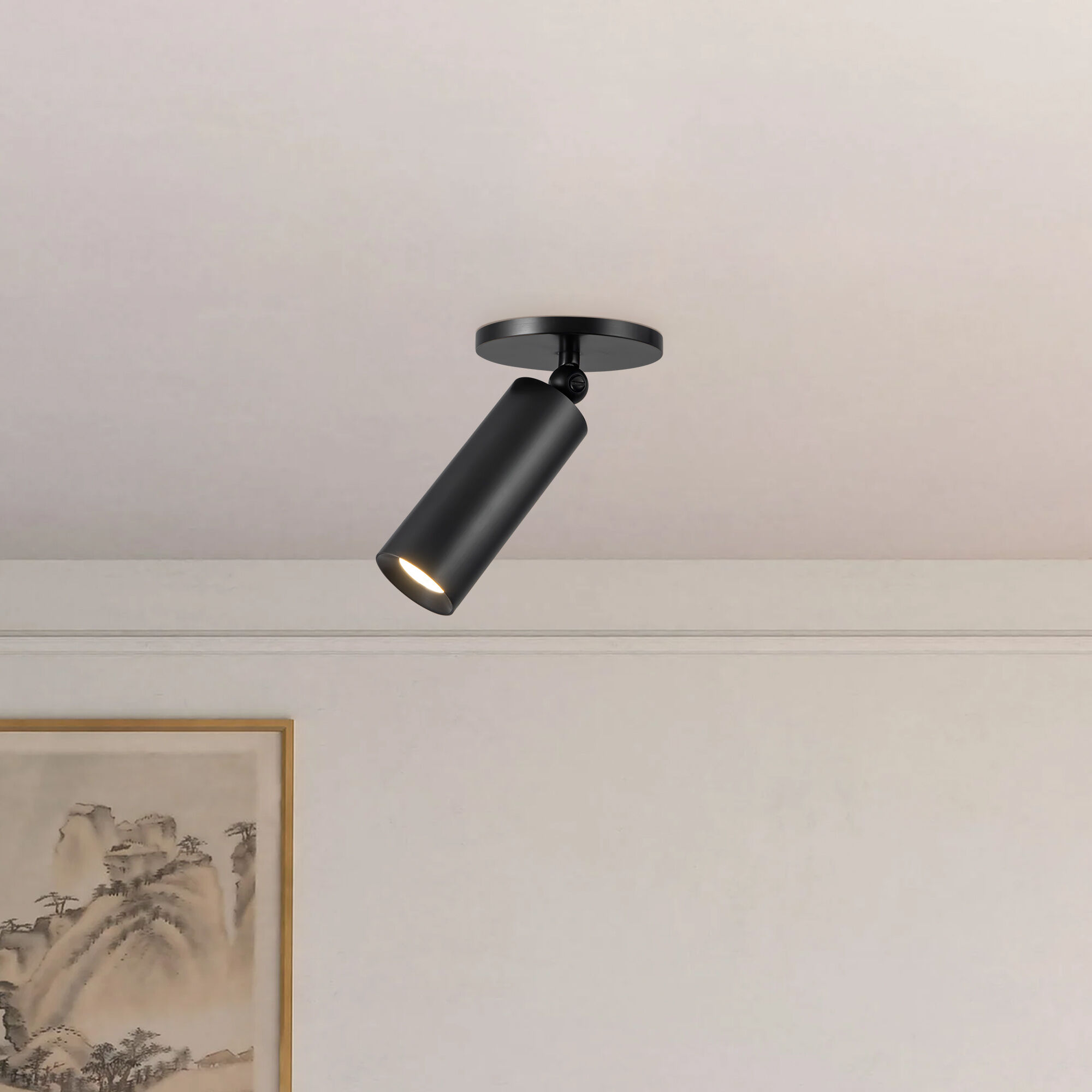 Mason 4.63 inch Urban Bronze Semi-Flush Mount Ceiling Light