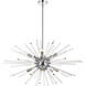 Sienna 10 Light 32 inch Chrome Pendant Ceiling Light
