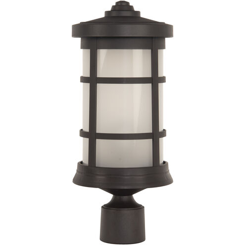 Resilience Lanterns 1 Light 17 inch Bronze Outdoor Post Mount