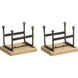 Farmstead Antique Zinc with Natural Napkin Holder
