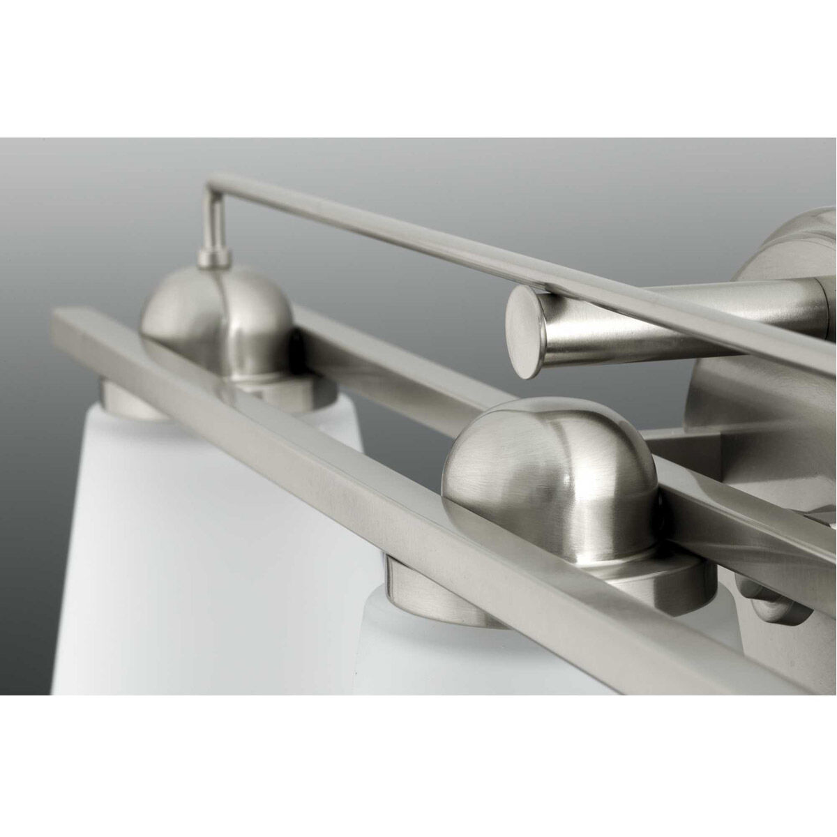 Flight 1 Light 6 inch Brushed Nickel Bath Vanity Wall Light, Design Series