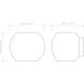 Luna 1 Light 8.27 inch Matte Black ADA Interior Wall Light in Dark Smoke Frosted Glass