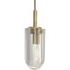 Javier 3 Light 10.5 inch Antique Brass Multi-Port Chandelier Ceiling Light