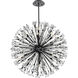 Vera 24 Light 38 inch Black Pendant Ceiling Light