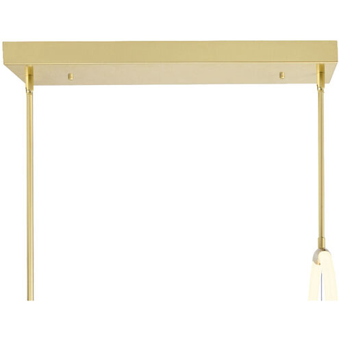 Hoops LED 40 inch Satin Gold Island/Pool Table Light Ceiling Light