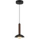 Alora Mood Arden LED 6 inch Matte Black Pendant Ceiling Light