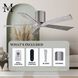 Atlas Irene-5H 42 inch Brushed Pewter with Barnwood Tone Blades Ceiling Fan in Barn Wood, Flush Mounted