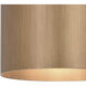 Chiasso LED 7.25 inch Warm Brass Outdoor Wall in 1