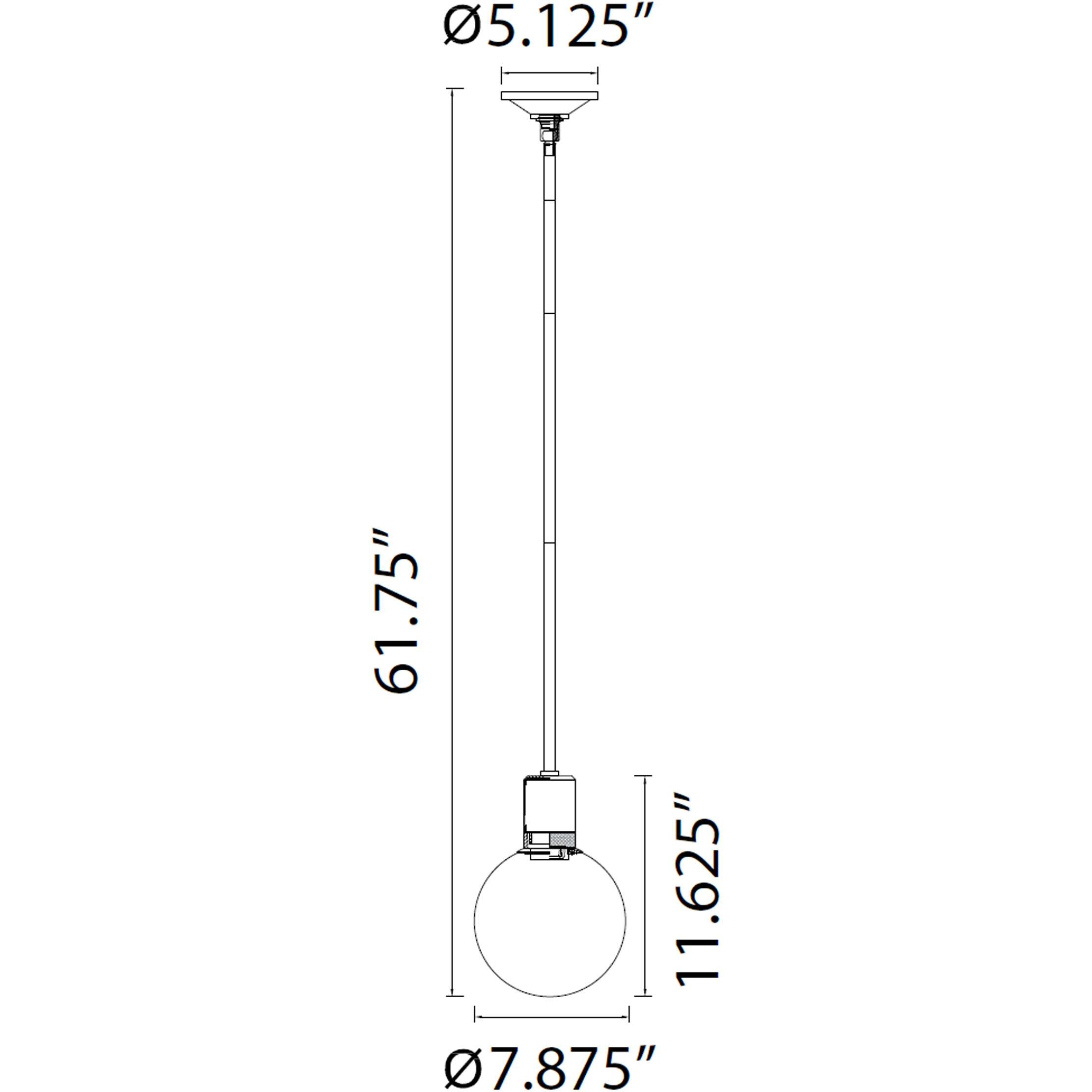 Zigrina 1 Light 7.88 inch Matte White with Aged Brass Pendant Ceiling Light