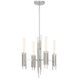 Torres 4 Light 19.25 inch Polished Nickel Chandelier Ceiling Light