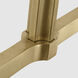Kelly Wearstler Pedra LED 56.75 inch Antique-Burnished Brass Linear Chandelier Ceiling Light