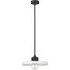 Paloma 1 Light 14 inch Matte Black Pendant Ceiling Light