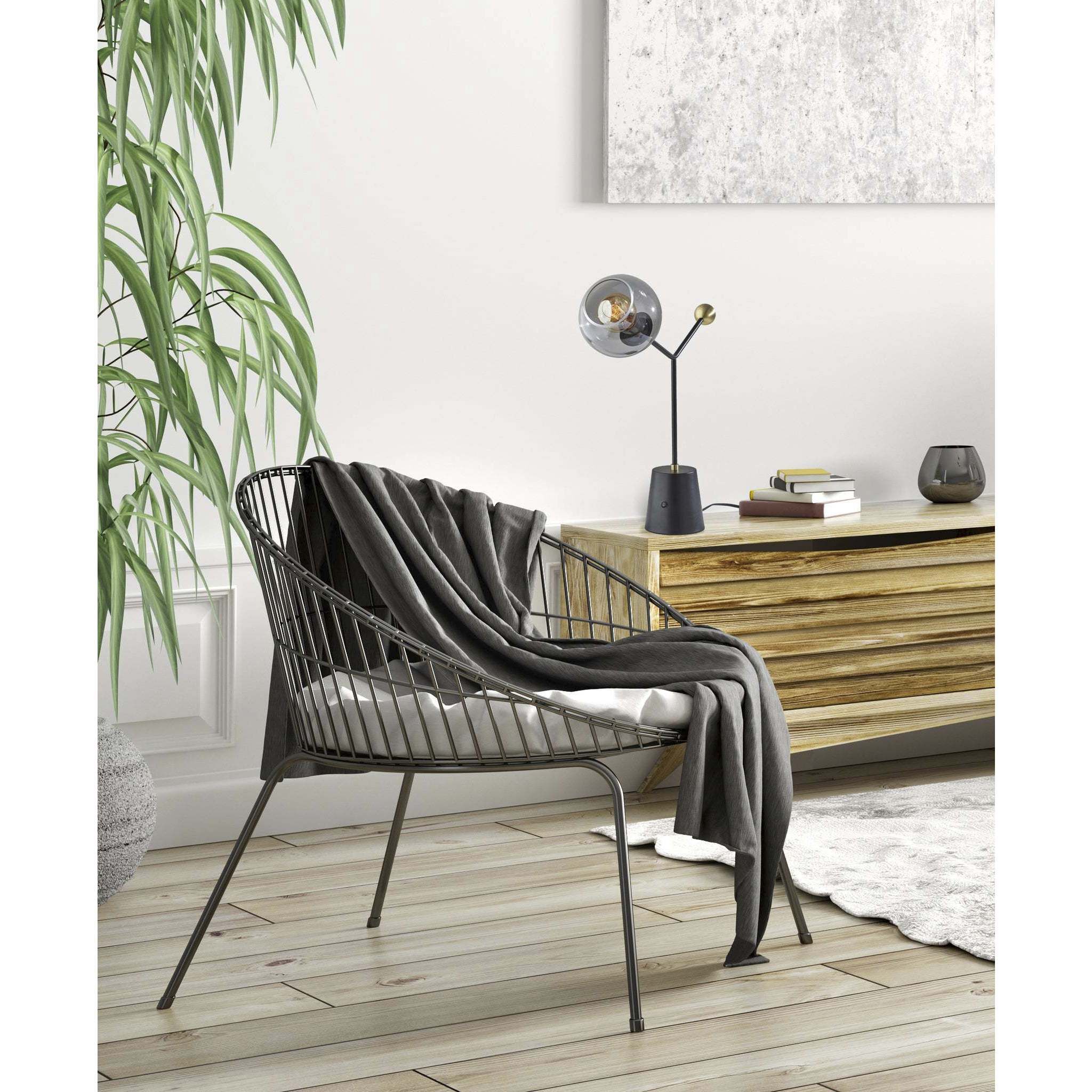 Dusk 23.25 inch 40.00 watt Black Table Lamp Portable Light