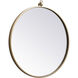 Eternity 21 X 21 inch Brass Wall Mirror