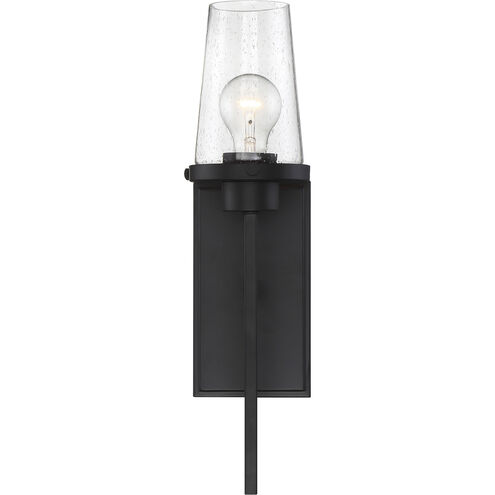 Rector 1 Light 4.5 inch Aged Bronze and Clear Seeded Wall Sconce Wall Light