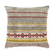 Zoya 20 X 20 inch Cream/Ivory/Black/Bright Yellow/Bright Red Pillow Kit, Square