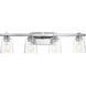 Cubos 4 Light 30.75 inch Polished Chrome Wall Sconce Wall Light