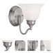 Essex 1 Light 6.25 inch Brushed Nickel Single Sconce Wall Light