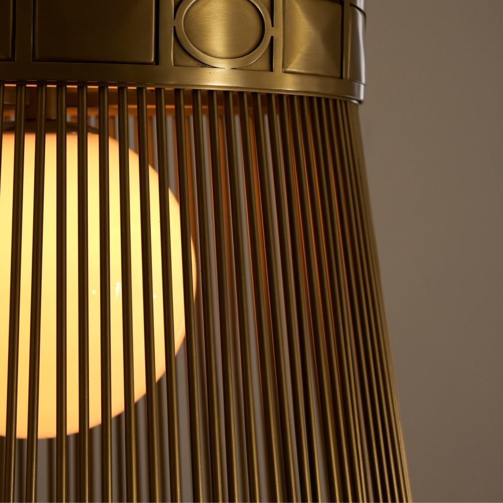 Empire Antique Brass Pendant Ceiling Light