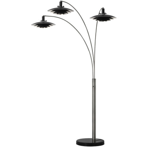 Rancho Mirage 87 inch 100.00 watt Satin Nickel Arc Floor Lamp Portable Light