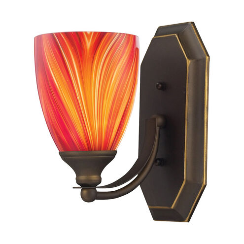 Hempstead 1 Light 8 inch Aged Bronze Vanity Light Wall Light