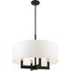 Cresthaven 4 Light 24 inch Black Chandelier Ceiling Light