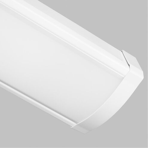 Drop Lens LED LED 5 inch White Flush Mount Ceiling Light