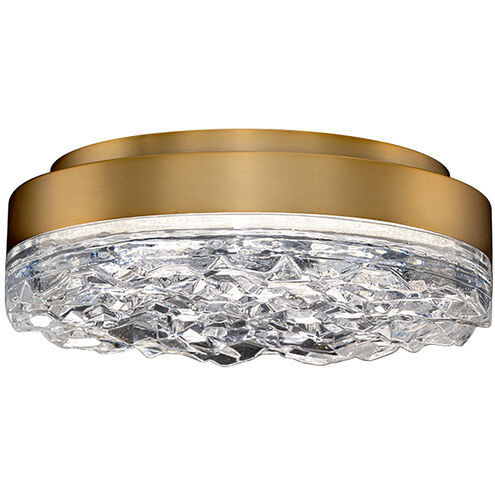 Beyond Bramble LED 11.88 inch Aged Brass Flush Mount Ceiling Light