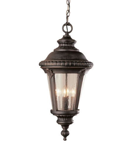 Commons 1 Light 8 inch Rust Outdoor Hanging Lantern