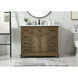 Americana 42 X 22 X 35 inch Driftwood Vanity Sink Set