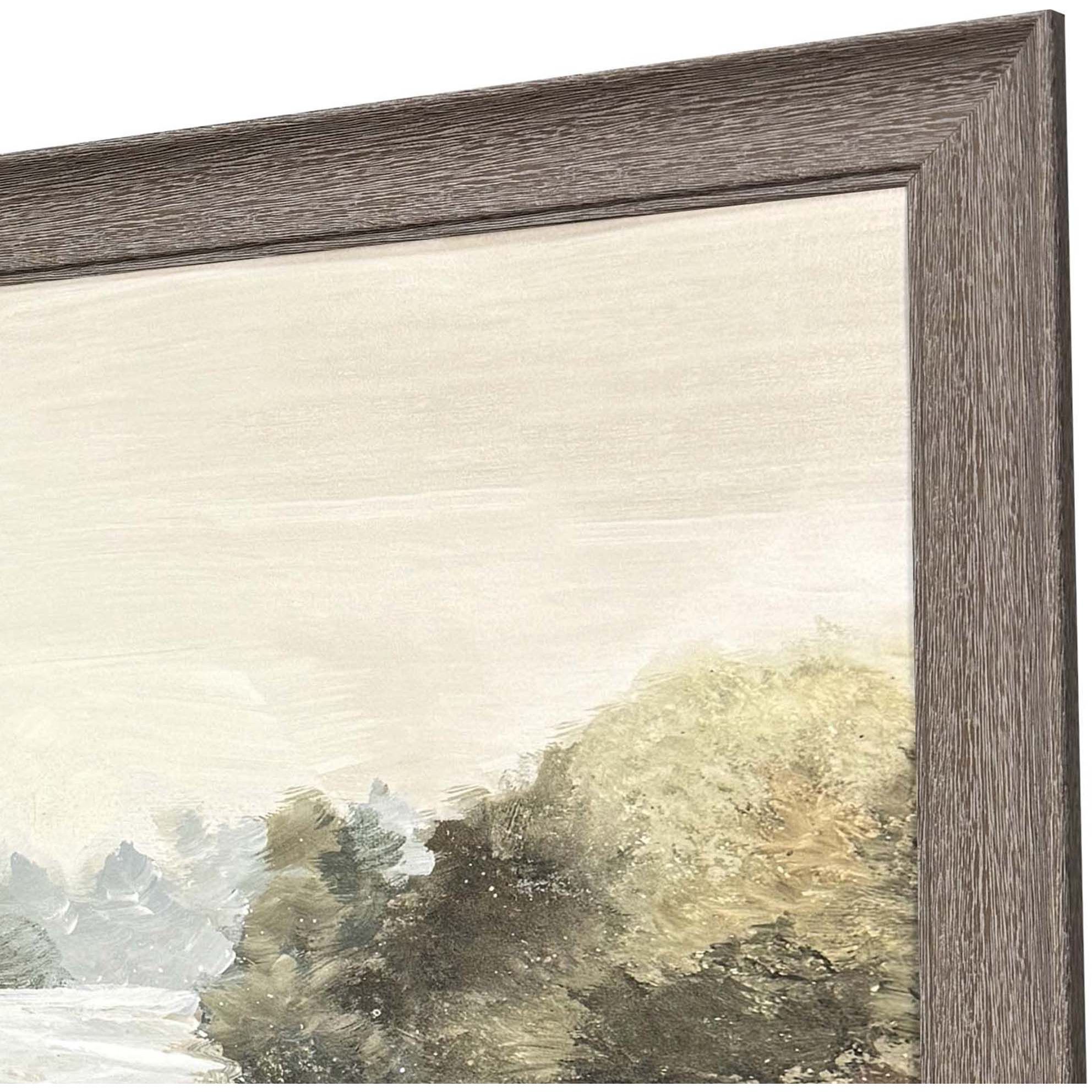 Quiet Valley 35 X 19 inch Non-Glass Framed Art, Propac