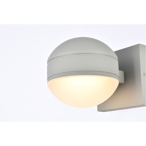 Raine Outdoor Wall Light in Silver