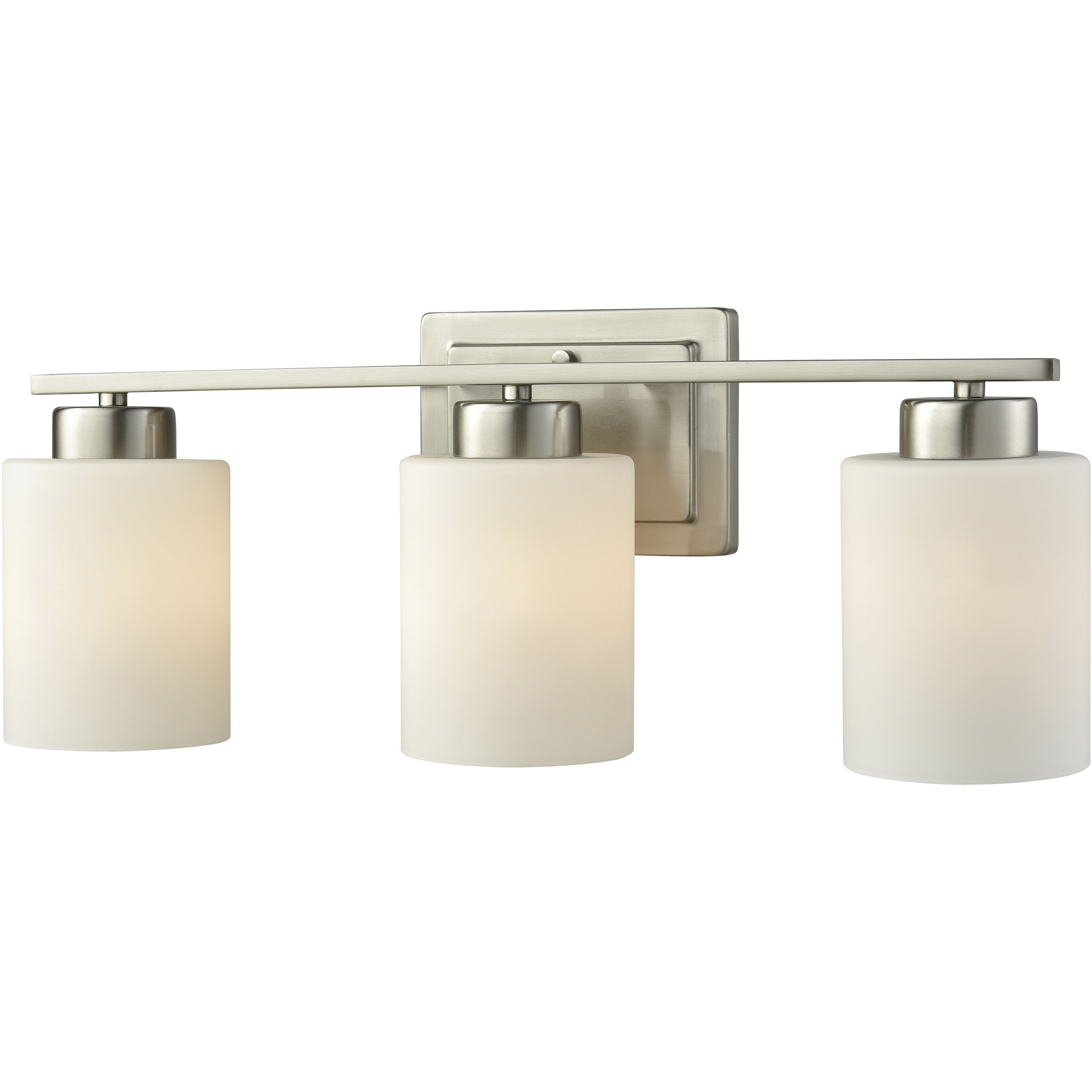 Summit Place 3 Light 21 inch Brushed Nickel Vanity Light Wall Light