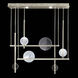 Selene 12 Light 56.5 inch Silver Pendant Ceiling Light