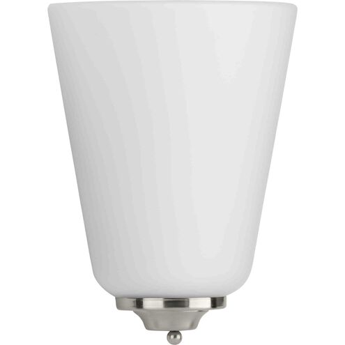 LED Sconce LED 8 inch Brushed Nickel ADA Wall Sconce Wall Light, Progress LED
