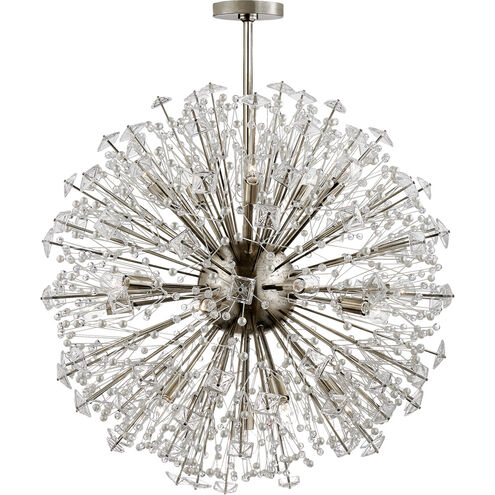 kate spade new york Dickinson 21 Light 32 inch Polished Nickel Chandelier Ceiling Light, Large