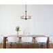 Bethany 5 Light 27.5 inch Black Pendant Ceiling Light