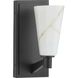 Tosca 1 Light 6 inch Matte Black Wall Bracket Wall Light, Design Series
