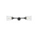 Franklin Restoration Canton 2 Light 6 inch Oil Rubbed Bronze Bath Vanity Light Wall Light in Clear Glass, Franklin Restoration